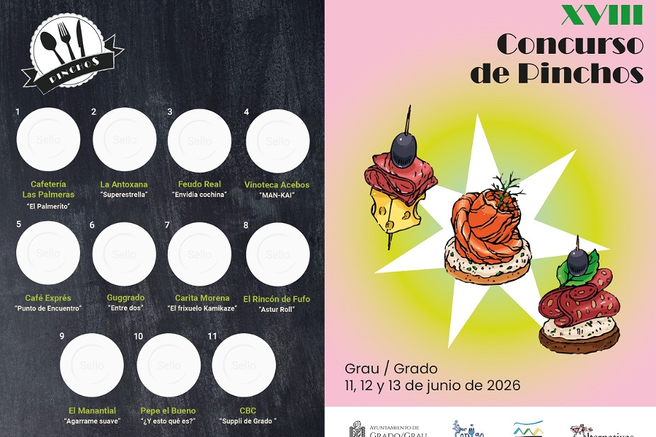 Concurso pinchos grado 2026